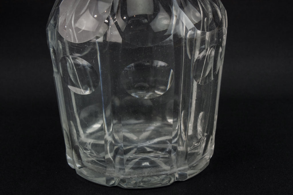 Port cut glass decanter