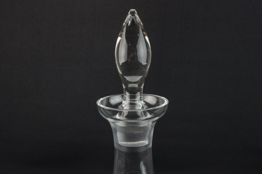 Blown glass port ship decanter