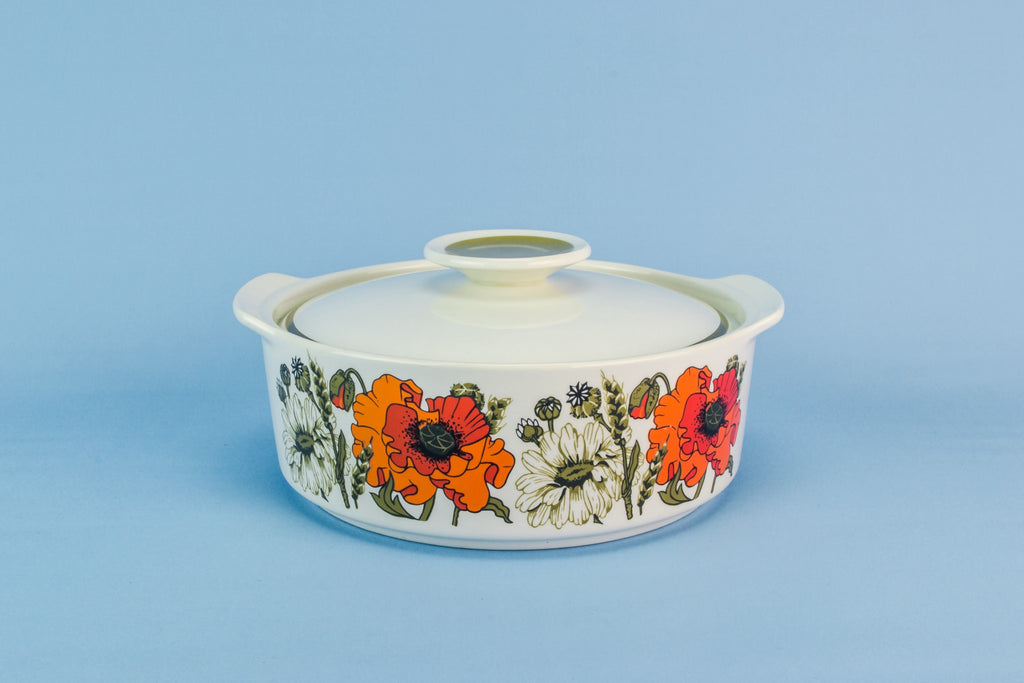 Meakin poppies tureen