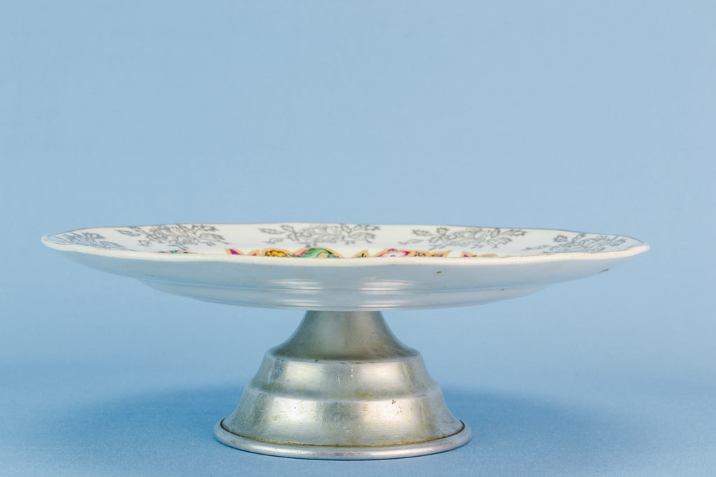 Traditional pottery cake stand