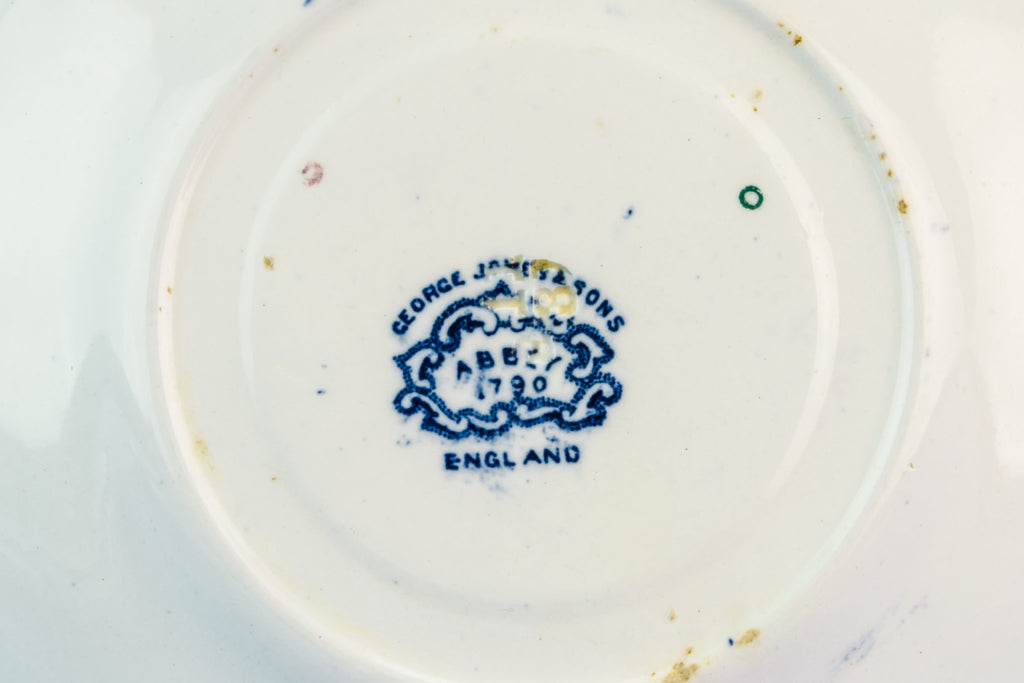 Blue and white tea set