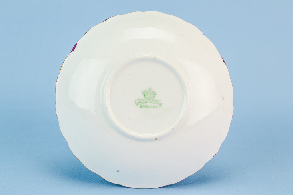 6 Gaudy Welsh saucers