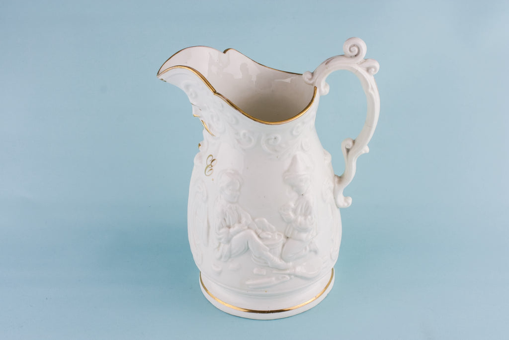 Gothic Revival pottery jug