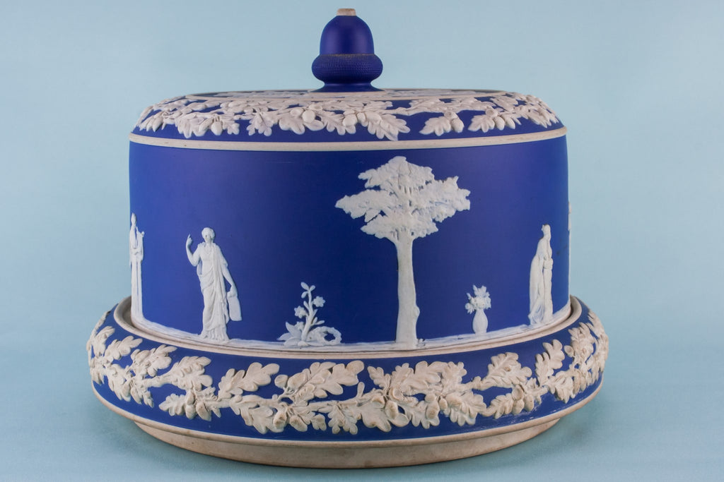 Jasperware cheese dish