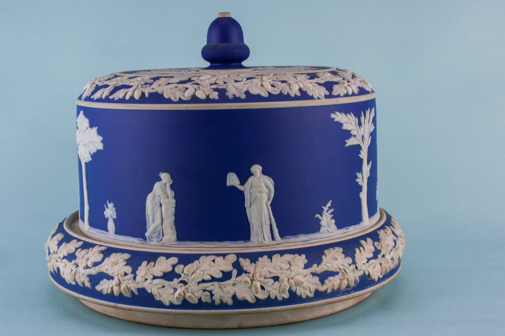 Jasperware cheese dish