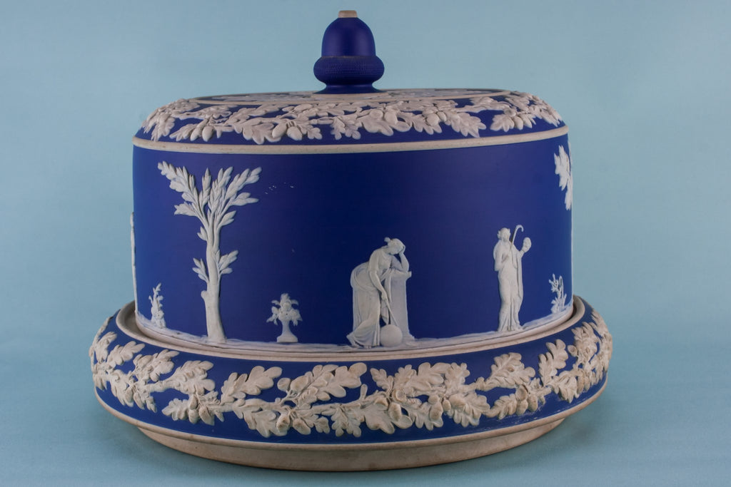 Jasperware cheese dish