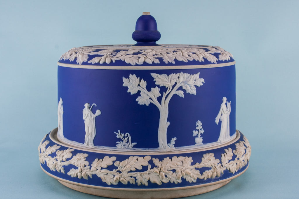 Jasperware cheese dish