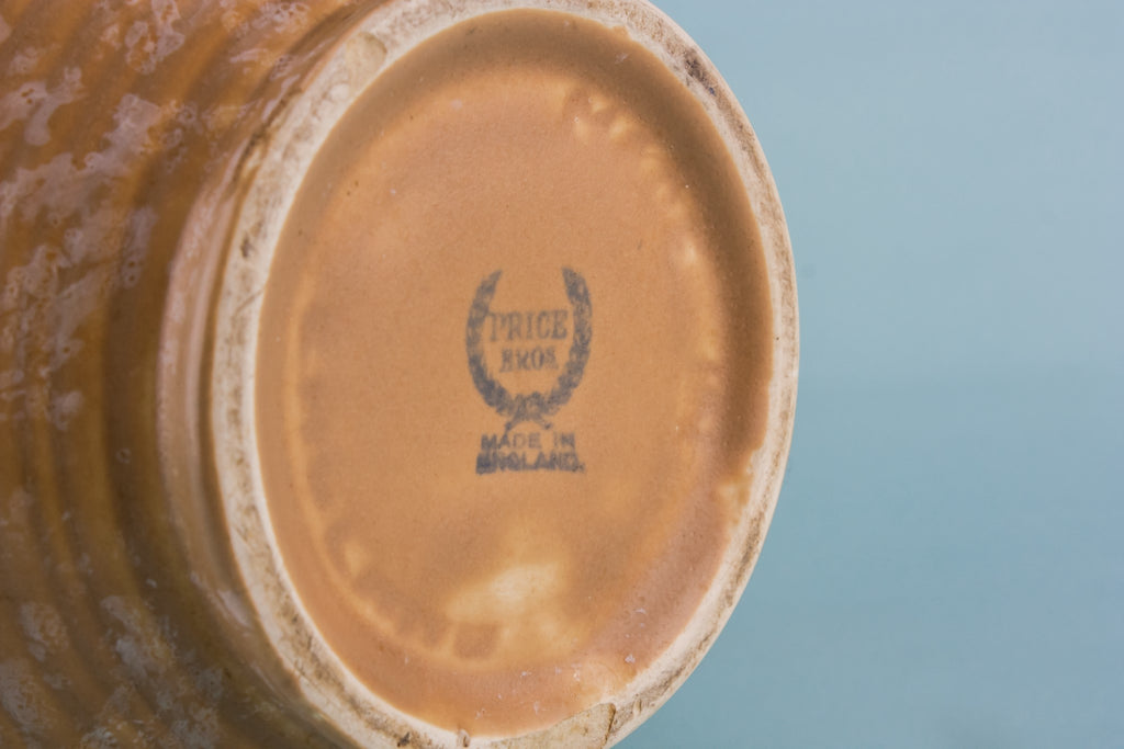 Orange pottery jug