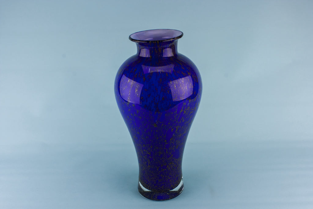 Tall glass vase