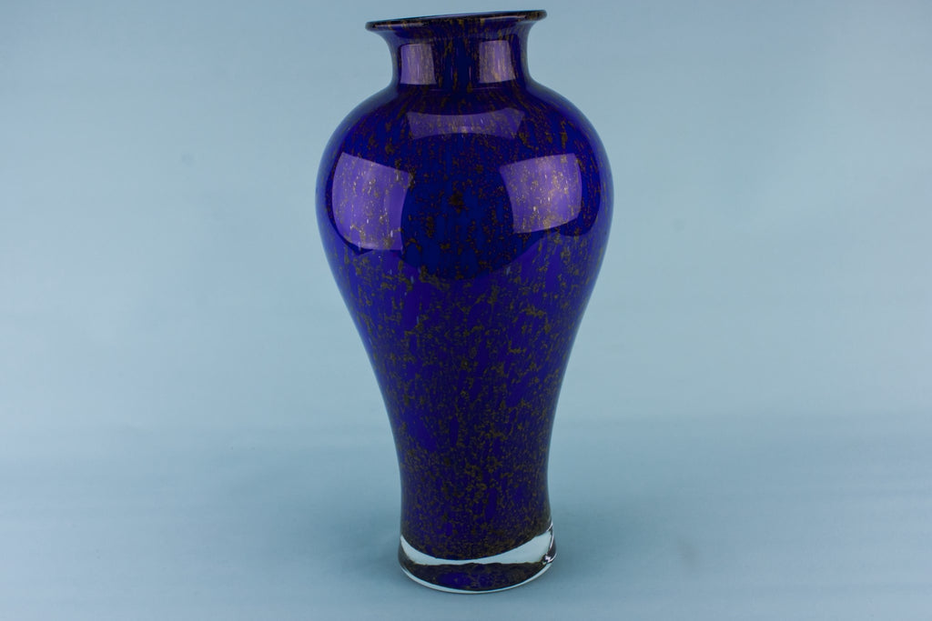 Tall glass vase