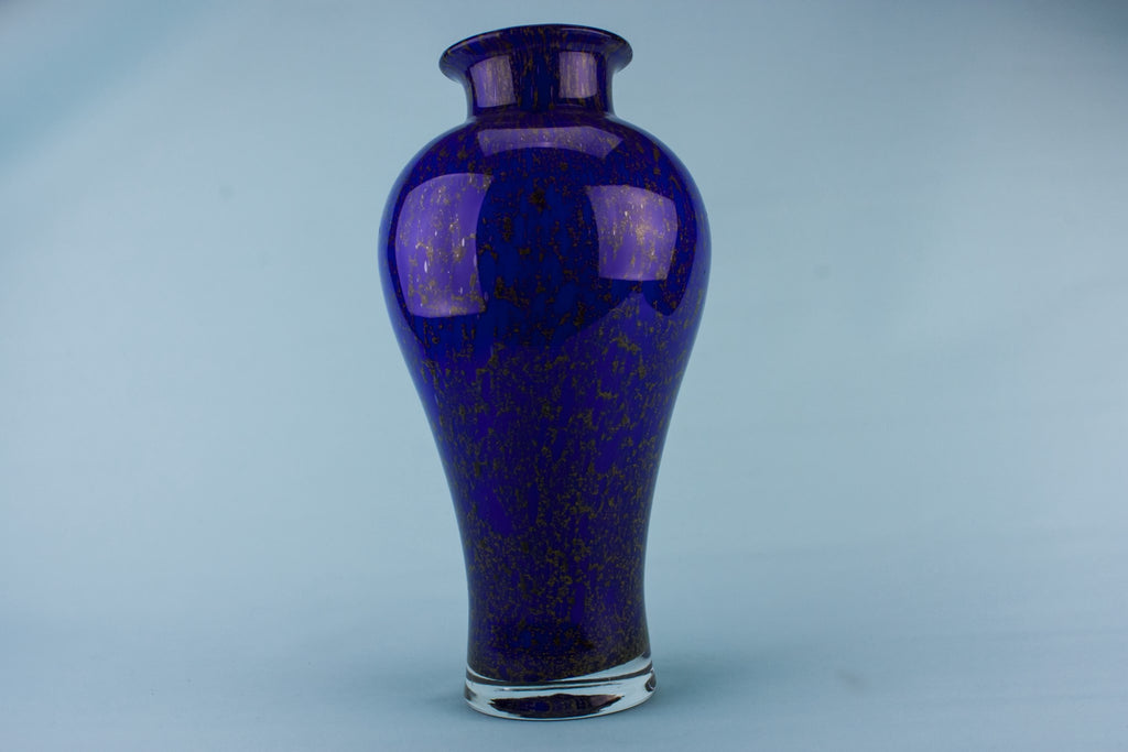 Tall glass vase