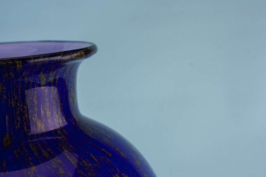 Tall glass vase
