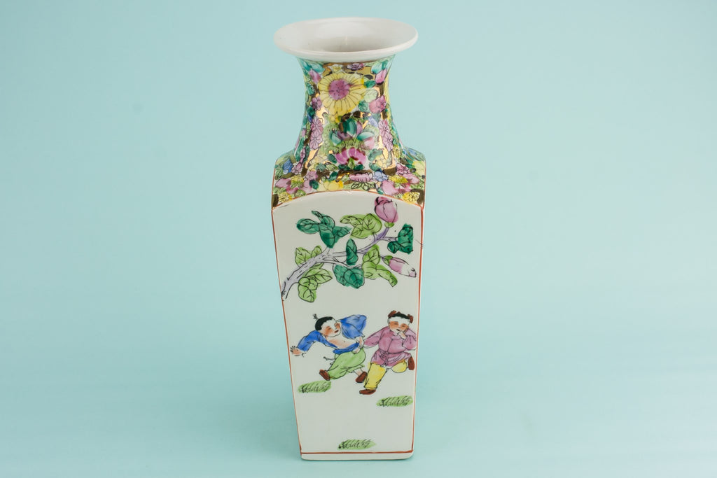 Tall porcelain vase