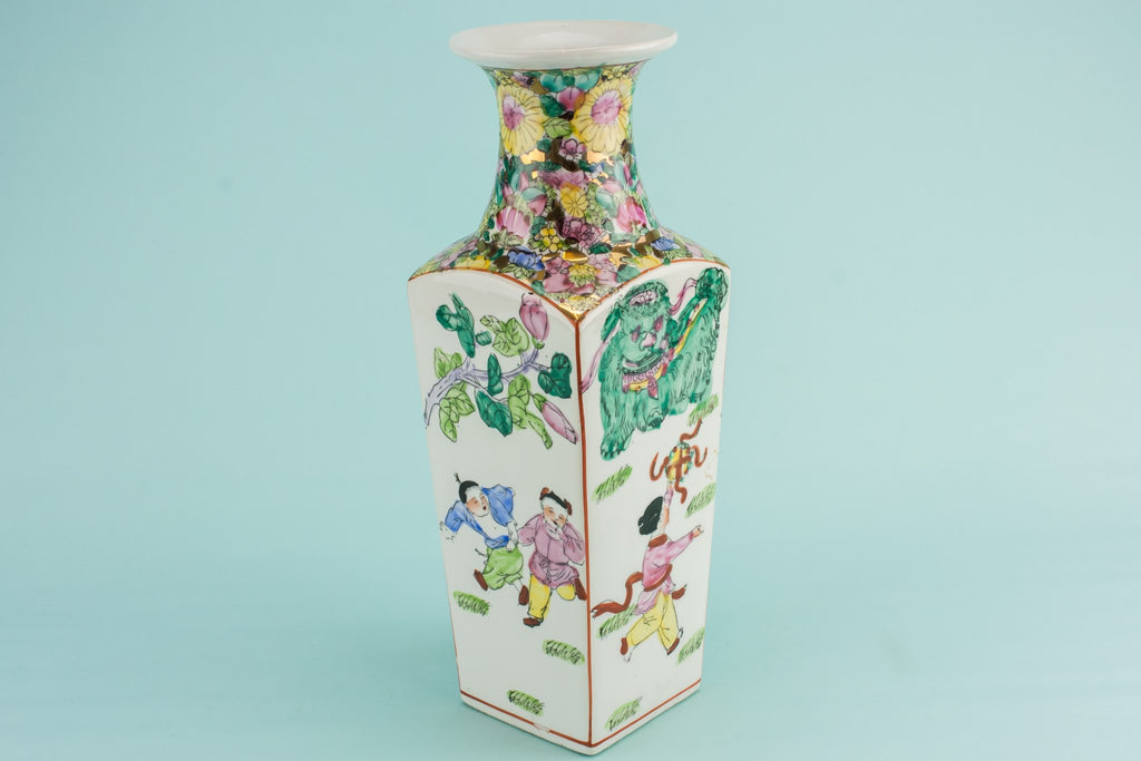 Tall porcelain vase