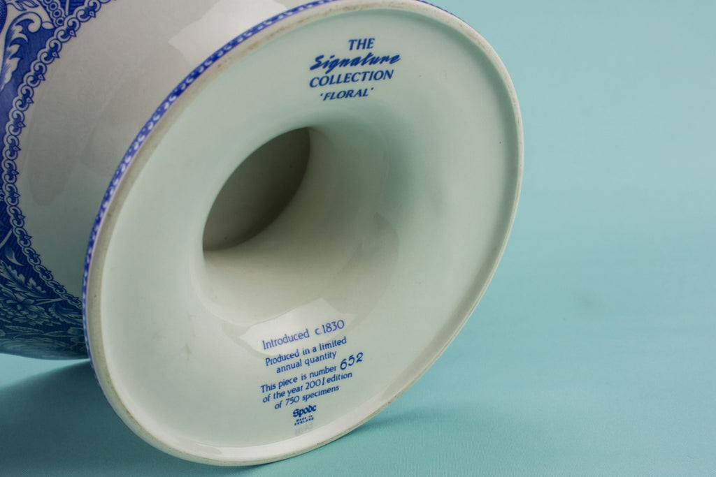 Spode blue serving bowl