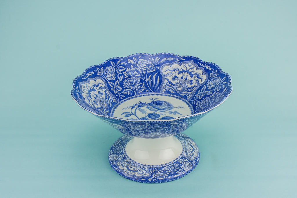 Spode blue serving bowl