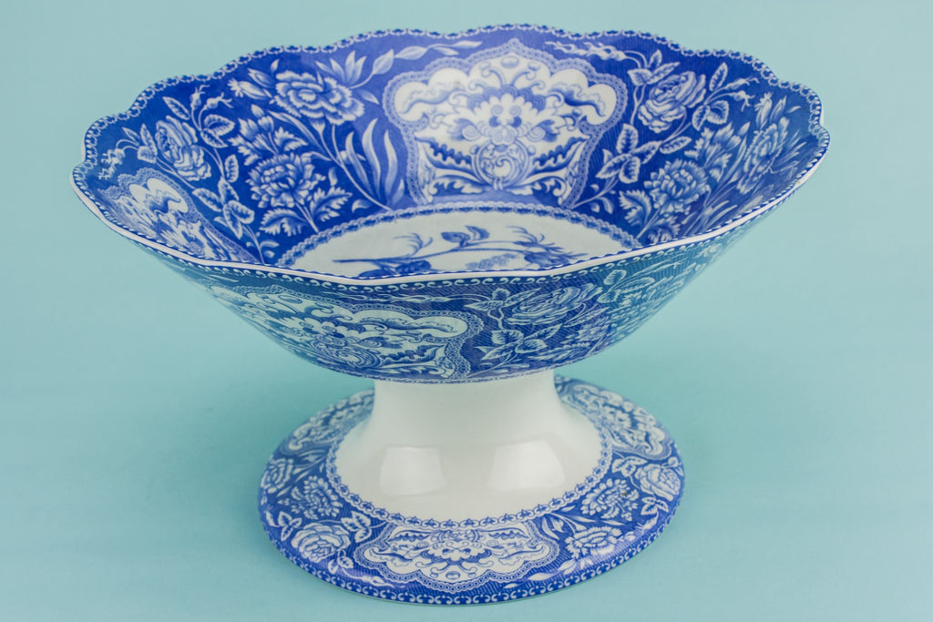 Spode blue serving bowl