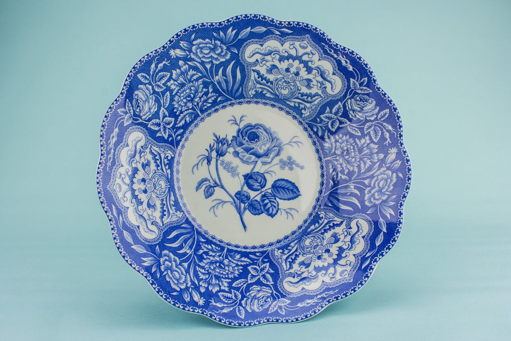 Spode blue serving bowl