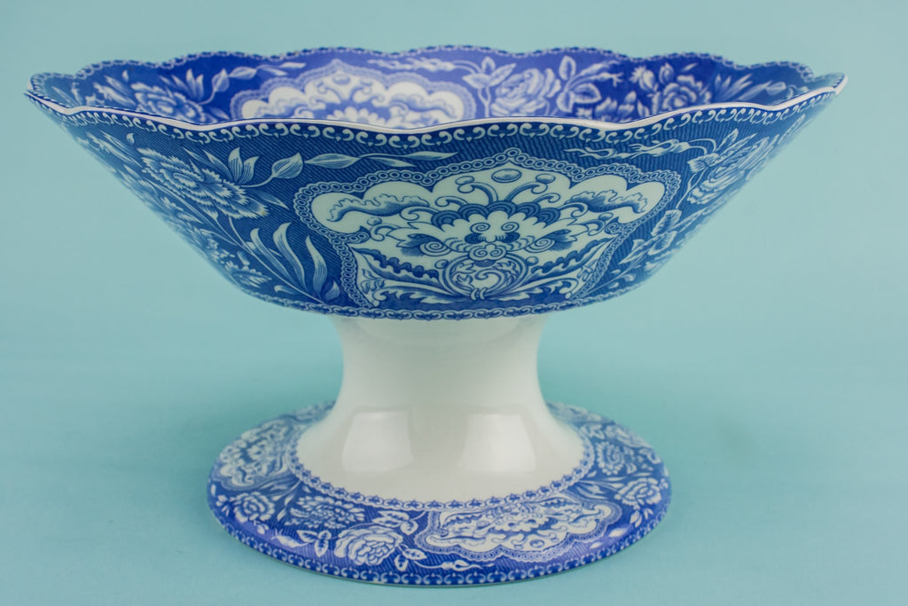 Spode blue serving bowl