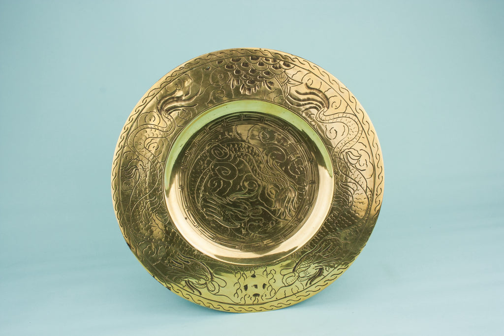 Dragon brass bowl