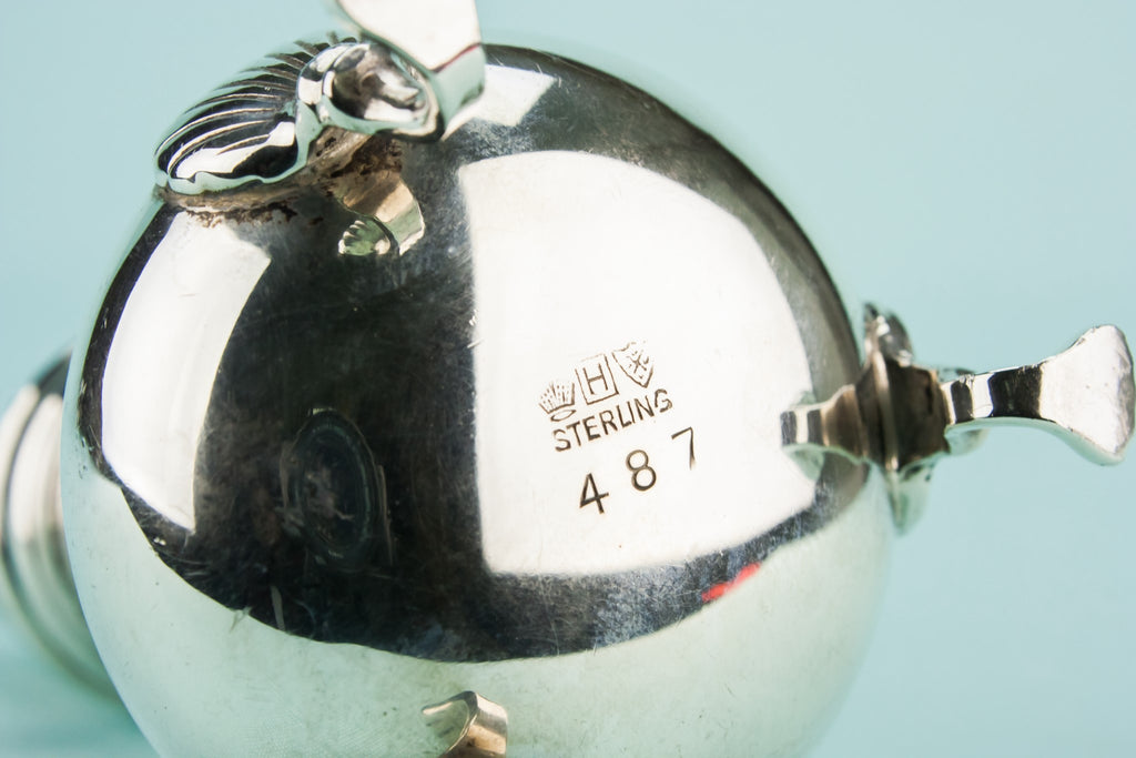 Silver sugar caster