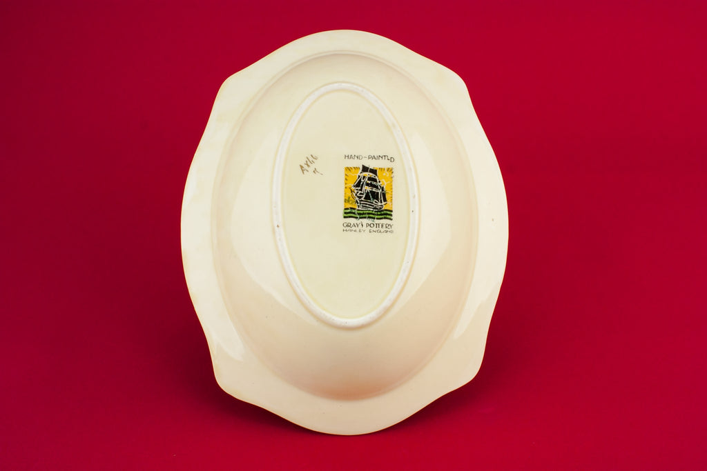 Pottery serving bowl