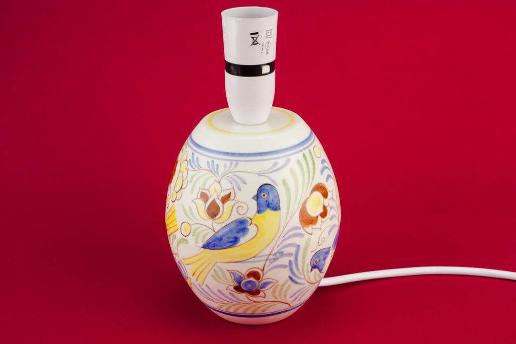Poole ceramic lamp