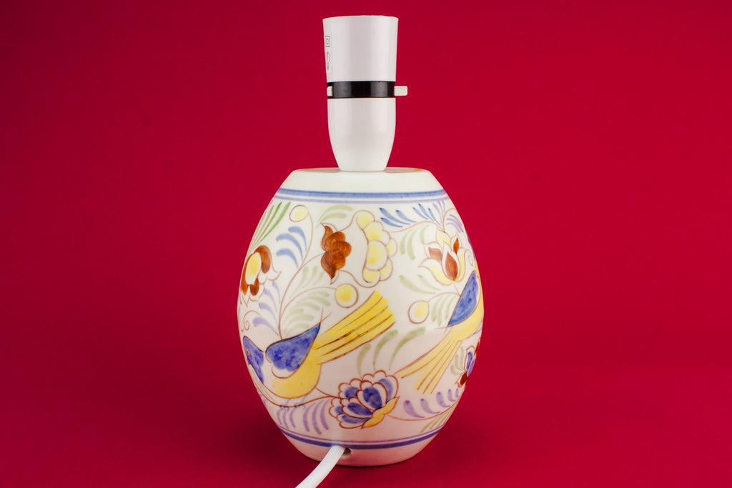 Poole ceramic lamp