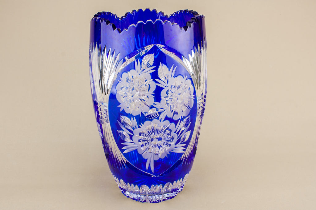 Glass retro vase