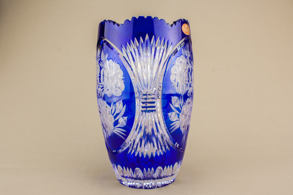 Glass retro vase