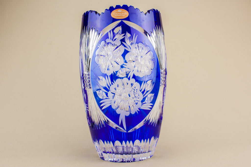 Glass retro vase