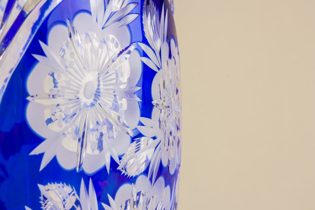Glass retro vase