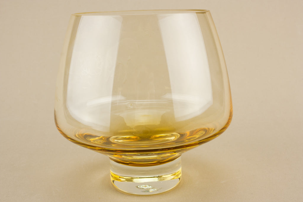 Modernist glass bowl