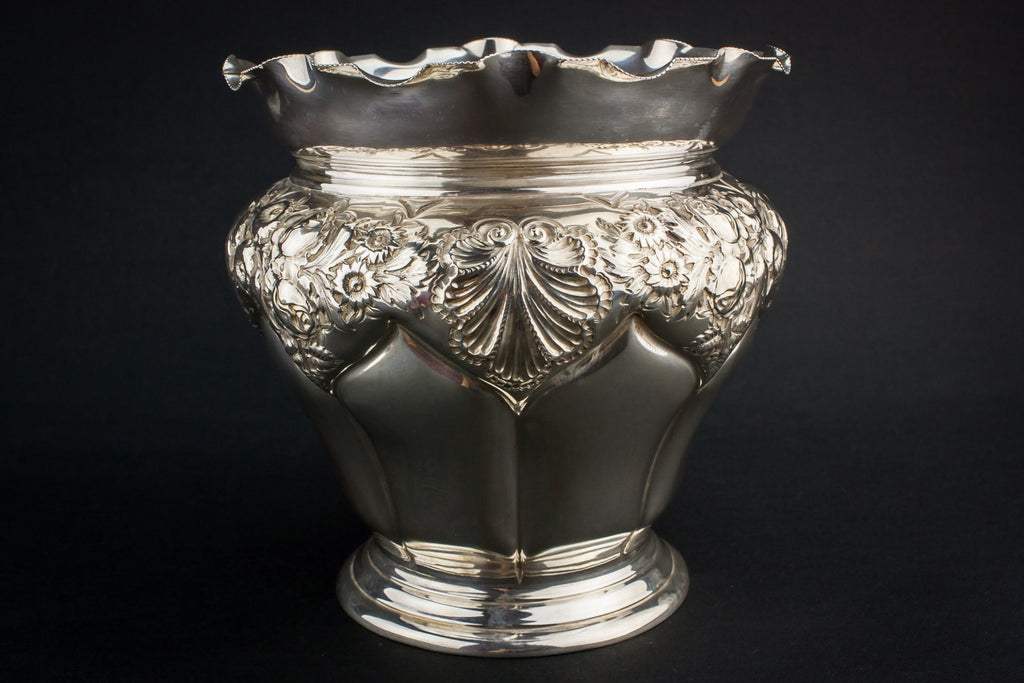 Sterling silver wine cooler