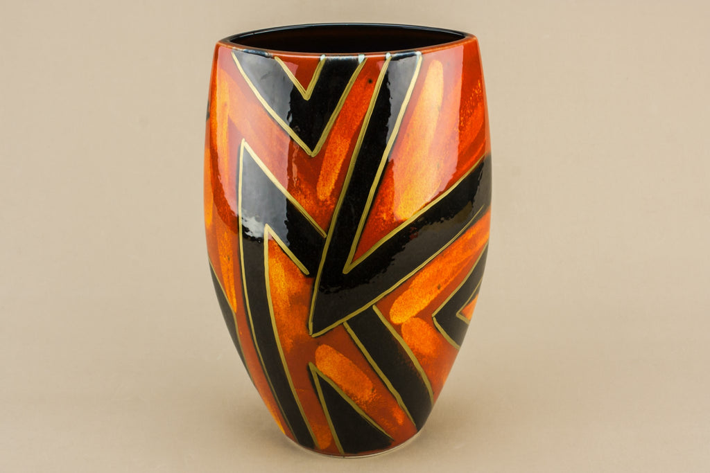 Medium tapered flask vase