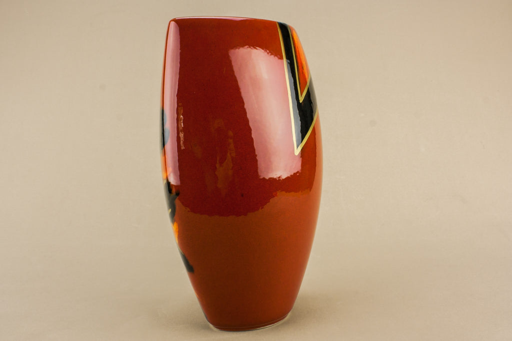 Medium tapered flask vase