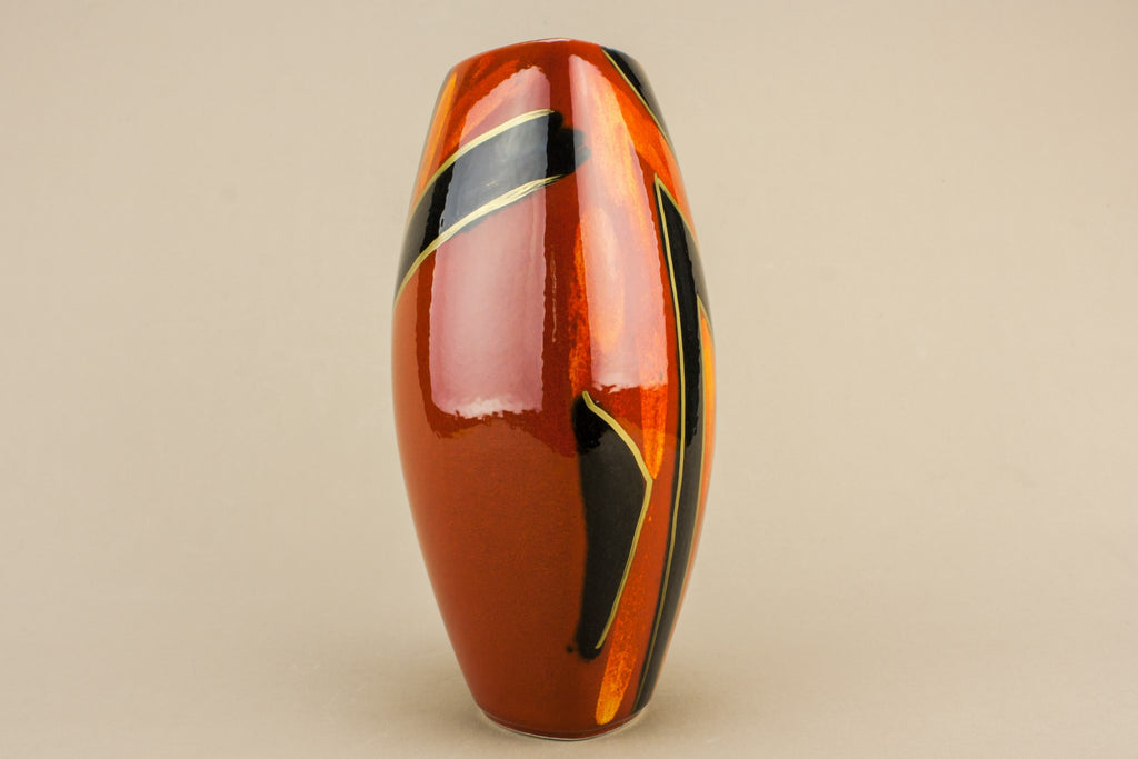 Medium tapered flask vase
