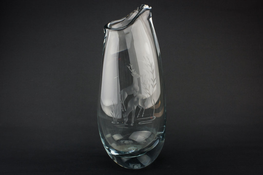 Tall drop vase