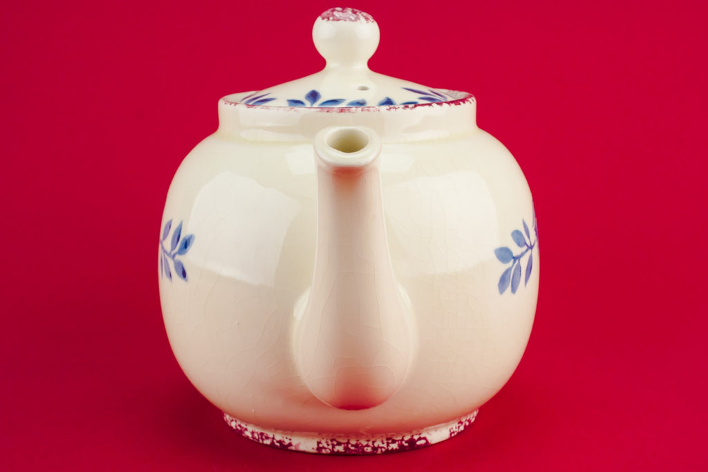 Cockerel pottery teapot