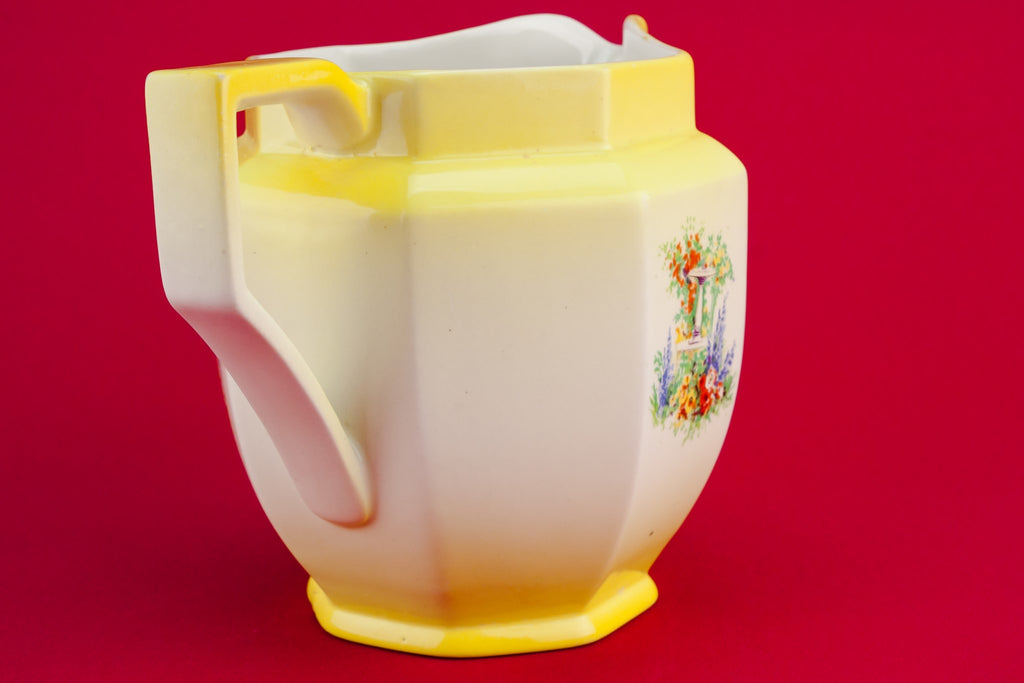Art Deco pottery creamer