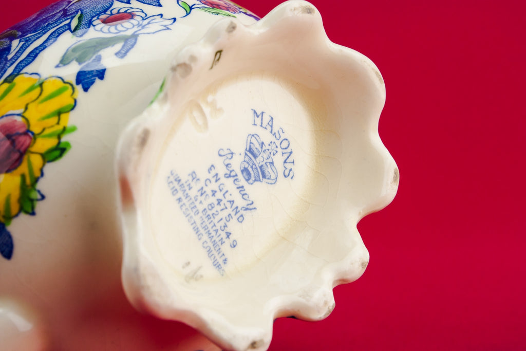 Masons pottery gravy boat