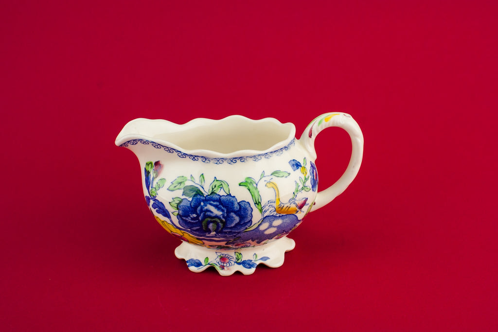 Masons pottery gravy boat