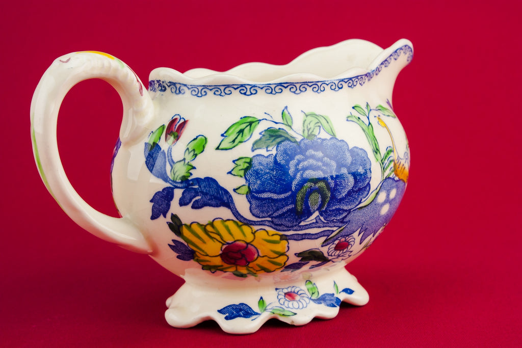 Masons pottery gravy boat