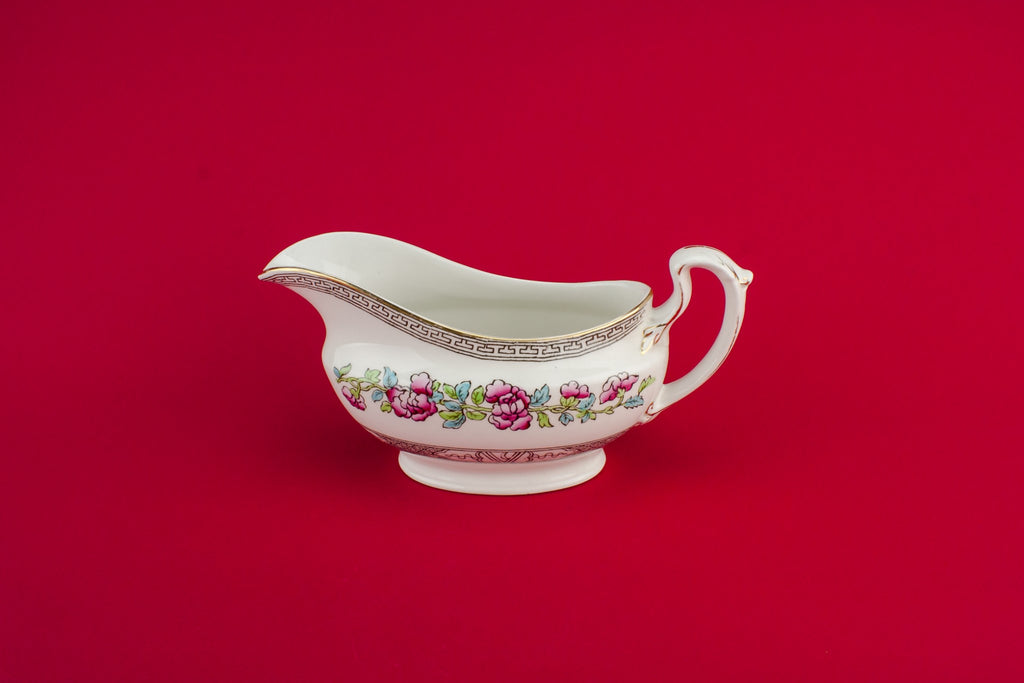 Traditional pottery gravy boat