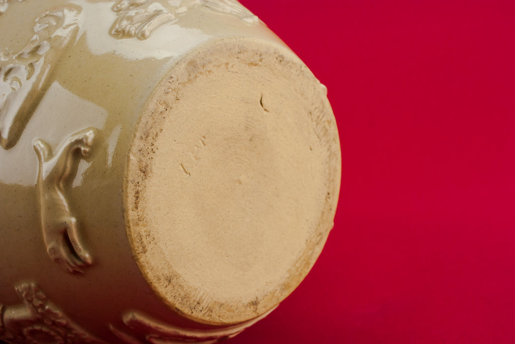 Brown stoneware jug