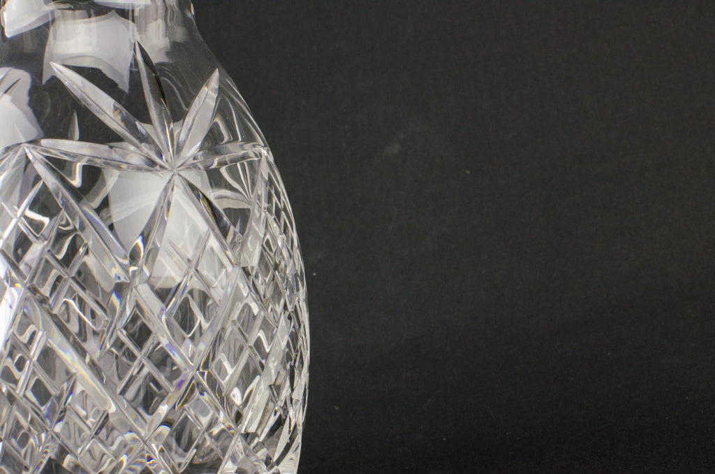 Sherry cut glass decanter