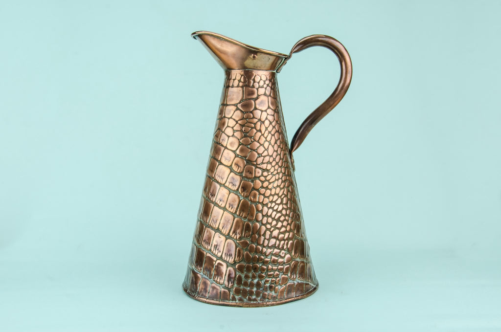 Arts & Crafts copper jug