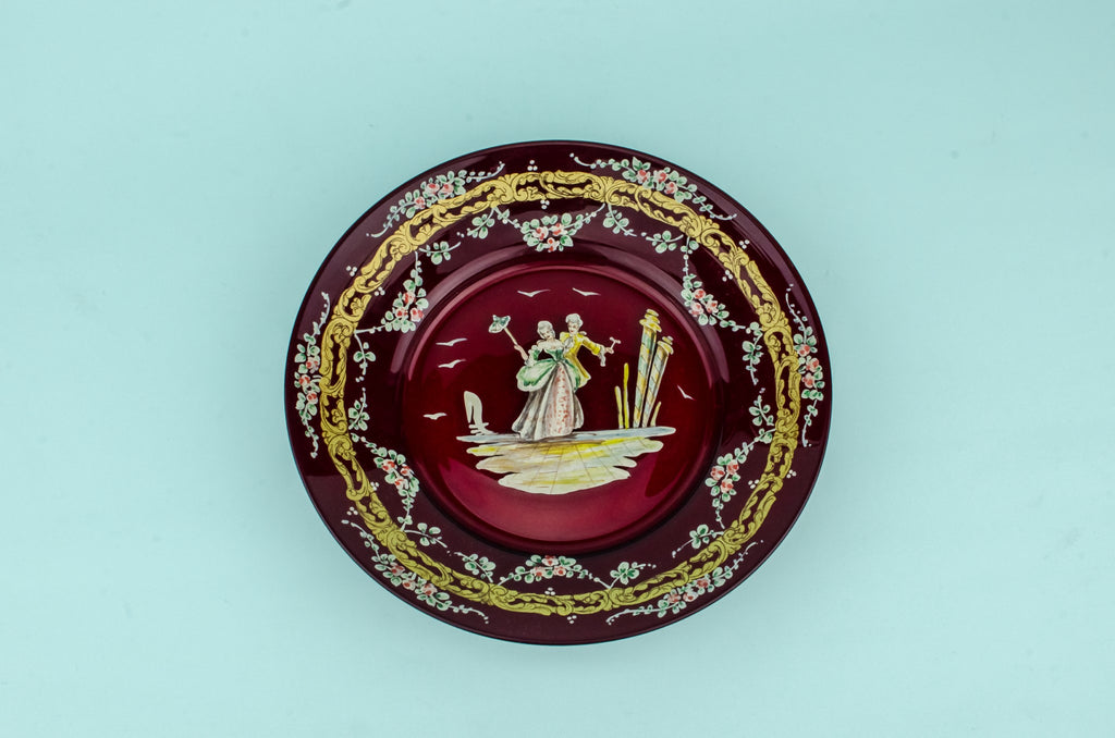 Retro glass bowl