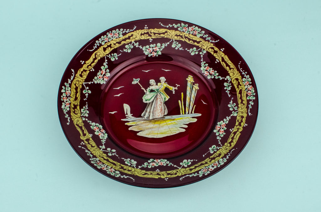 Retro glass bowl