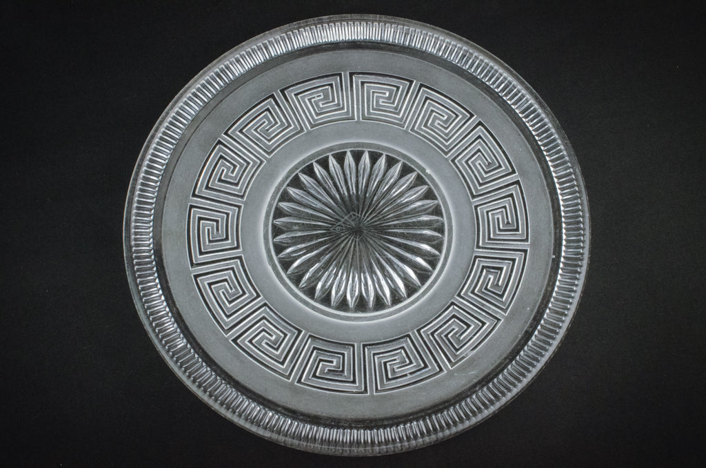 Glass serving dish